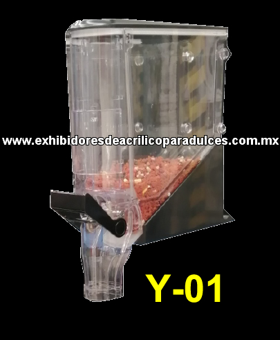 Dispensador de Acrilico Para Dulces por Gravedad