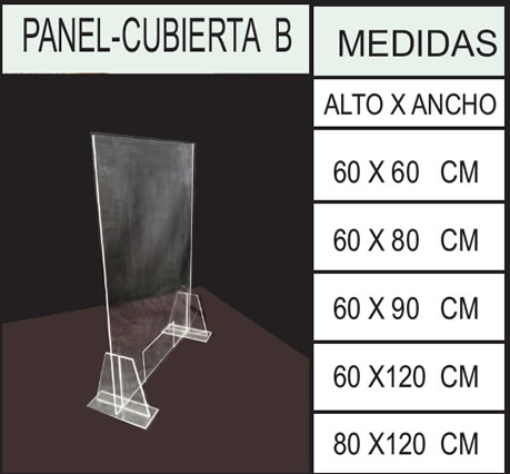 Mampara de Acrílico Transparente